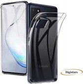 Samsung A81 hoesje transparant - Samsung Galaxy A81 - Back cover - Transparant - TPU