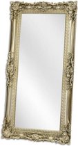 Spiegel - Zilveren spiegel met klassieke lijst - Klassiek - 178 cm hoog