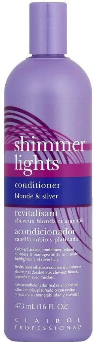 Clairol Shimmer Light Conditioner Blonde and Silver 473 ml
