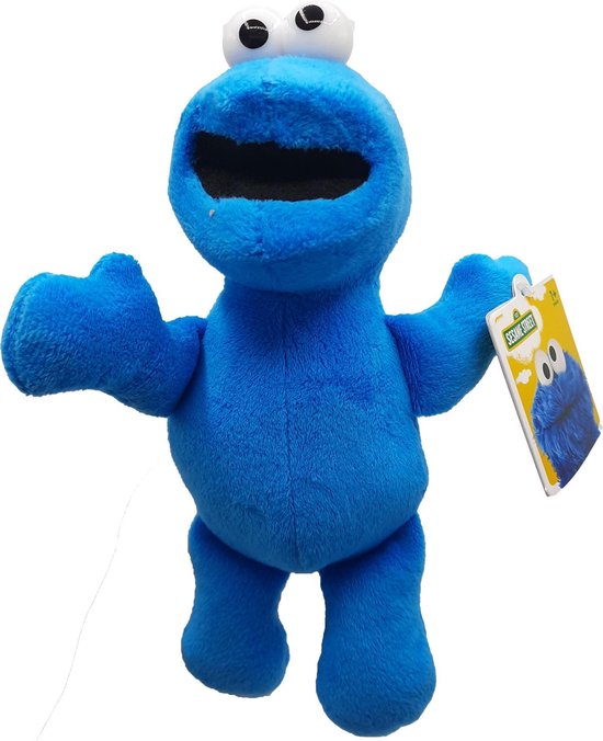 Omgaan interval Het formulier Sesamstraat - Koekiemonster - Knuffel - Cookie Monster - Pluche - Blauw -  20 cm | bol.com