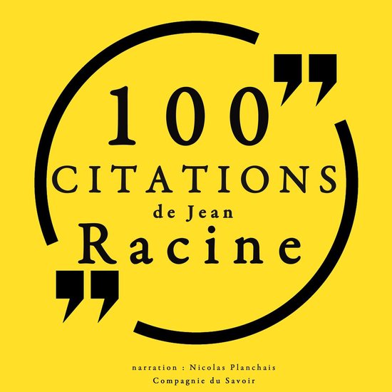 100 citations de Jean Racine - cover