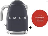 Smeg waterkoker 1,7 l Leigrijs 2400 W + 3 jaar garantie