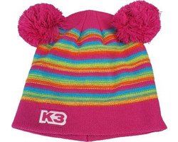 K3 Muts - Multicolor - 100% Acryl - 3/6 jaar - 53 cm - Christmas - New Year - Oud & Nieuw - Holiday - Gift - Present