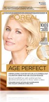 3x L'Oréal Excellence Age Perfect Haarverf 10.03 Extra Licht Natuurlijk Goudblond