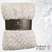 Home Blanket - Plaid deken - Winter - Snuggie - Grote Tv deken - Cadeau - Topcadeaus - 230 x 180cm - Zacht Grijs
