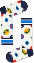 Happy Socks Kids Hamburger Peace Yin Yang Rib Sock