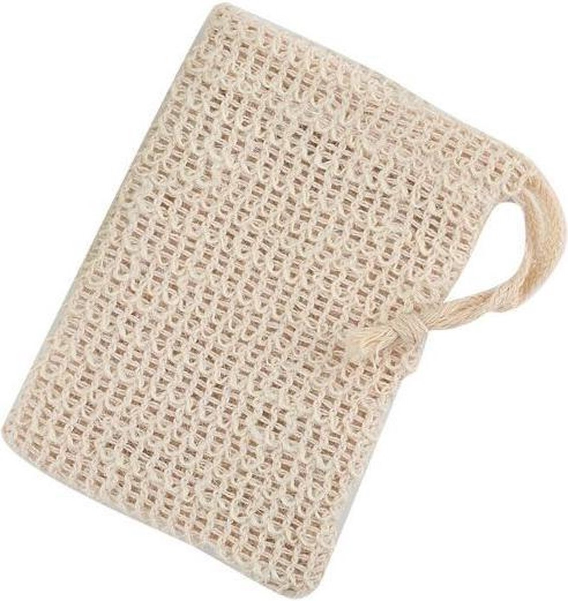 Sisal zeepzakje voor zeep/shampoo bar