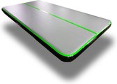 AirTrack Pro type 2022- Turnmat - Gymnastiek groen zwart| 4 x 2 x 0,20 meter | Sporten & Spelen | Buiten & Binnen | Waterproof | Met elektrische pomp
