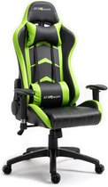 GTRacer Racing - E-Sports - Game stoel - Ergonomisch - Bureaustoel - Verstelbaar - Gaming Chair - Zwart / Groen