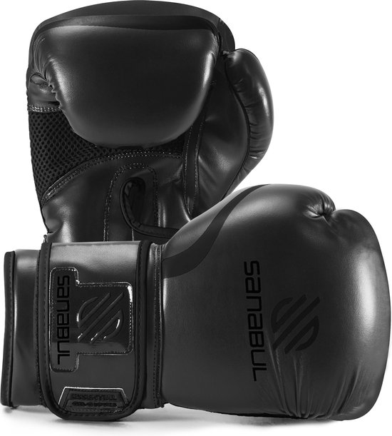 Gants de boxe Sanabul Essential Gel - Noir - 12 oz