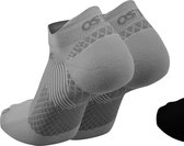 OS1st FS4 compressie sport hielspoor sneakersokken (footies) Grijs - Maat L (42-46)