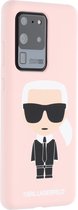 Roze hoesje van Karl Lagerfeld - Backcover - Samsung Galaxy S20 Ultra - Full Body Iconic