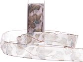 Lint in organza | 25mm x 15m | organzalint | verpakkingslint | geschenkverpakking | decoratie | versiering | hobby | knutsel
