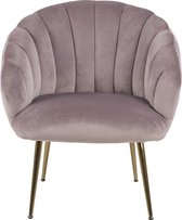 Fauteuil Denver oud-roze