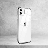 TWIXED iPhone 11 Clear Case Met Gepanserde Randen (Transparant)