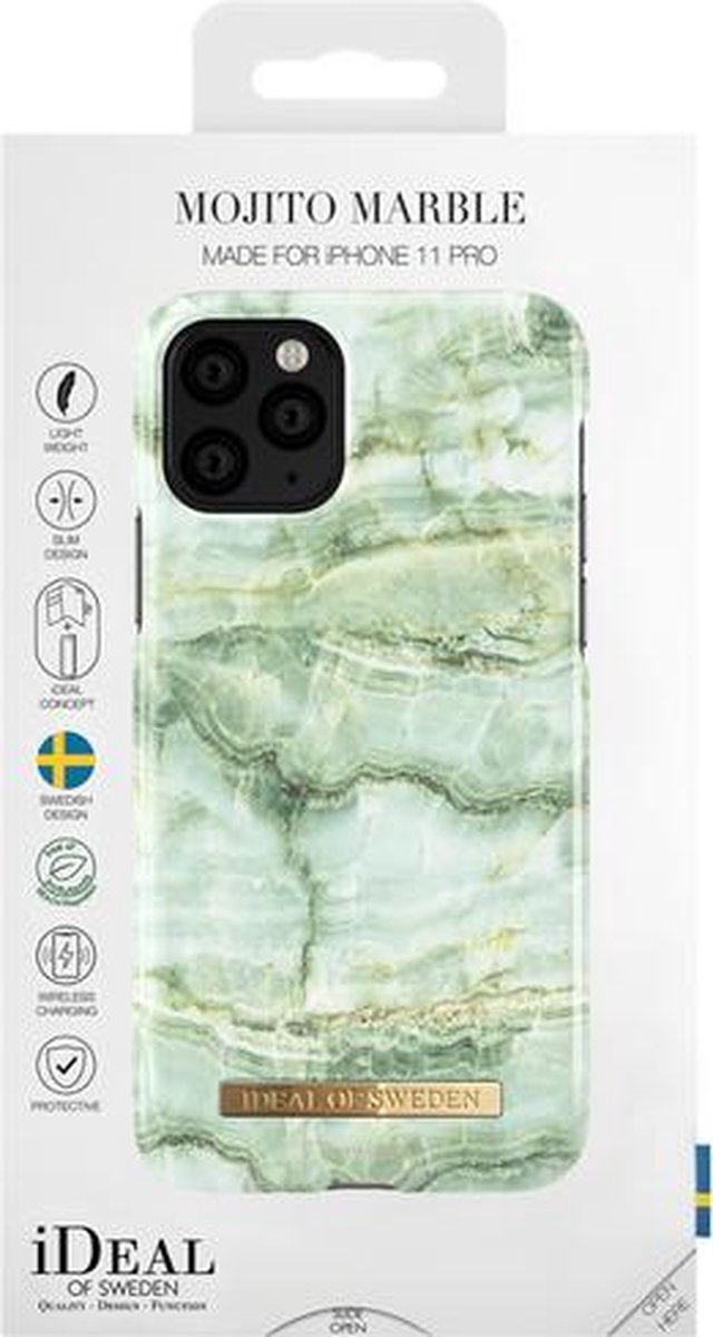 iDeal of Sweden Fashion Apple iPhone 11 Pro Hoesje Mojito Marble bol