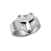 AuBor ®. Zilveren ring. De beer "Otso" - 21mm