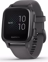 Garmin Venu Sq Health Smartwatch - Sporthorloge met GPS Tracker - Multisport - 5ATM Waterdicht - Grijs - Maat: 41 - Scherm afmetingen: 1.3 - Formaat horlogekast: 41x37
