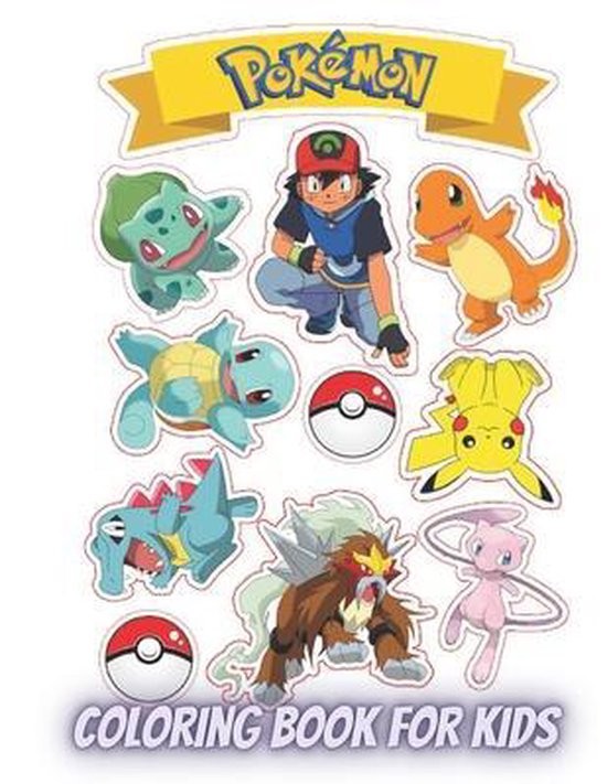 Pokemon coloring book for kids, Pokemon Coloring Book Amazon