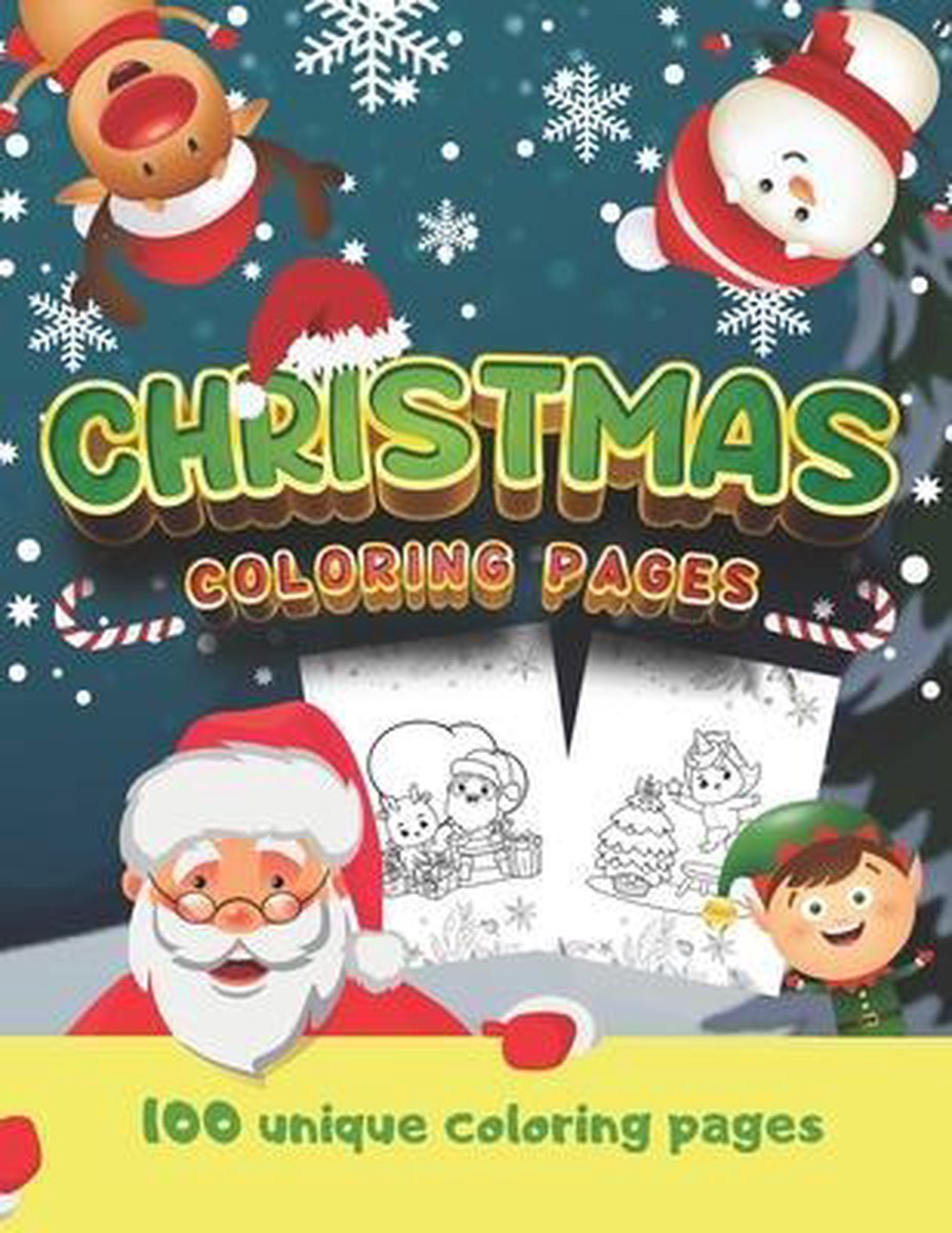 Christmas Coloring Pages van Christelle Rocks