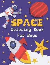 Space Coloring Book for Boys Ages 4-8