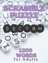 Scramble Puzzle 1200 Words for Adults