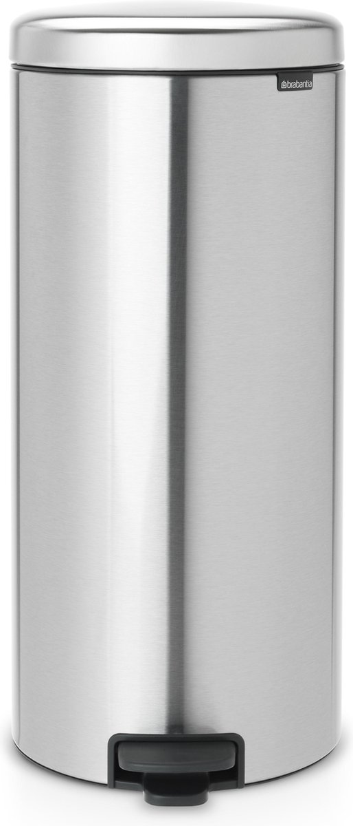 Goedkoopste Brabantia NewIcon Prullenbak - 30 liter - Matt Steel Fingerprint Proof