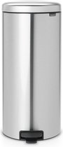 Brabantia NewIcon Prullenbak - 30 liter - Matt Steel Fingerprint Proof