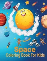 Space Coloring Book: 24 Coloring pages for kids, Fantastic Coloring