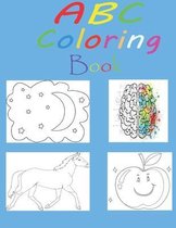 ABC coloring book: Alphabet coloring book for kids ages 2-4 4-8, Boys, Girls, Fun Early Learning Letters, Shapes, Colors, Animals Childrens Activity Books pages:54, size