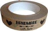 Kraft tape Handmade with love