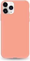 Huawei Psmart 2019 siliconen hoesje - Lotus Roze - shock proof hoes case cover - Telefoonhoesje met leuke kleur -