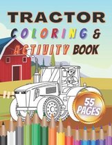 Tractor Coloring & Activity Book