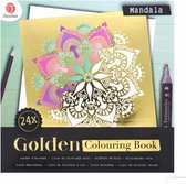 Mandala Golden Kleurboek |  High Quality |- Mandala-| Groen Gold
