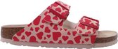 Birkenstock Slipper Arizona 1016247 Rood Hartjes Smal