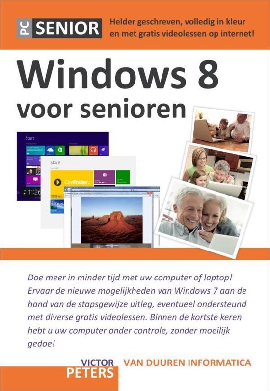 Cover van het boek 'Windows 8 voor senioren' van Victor G.B. Peters