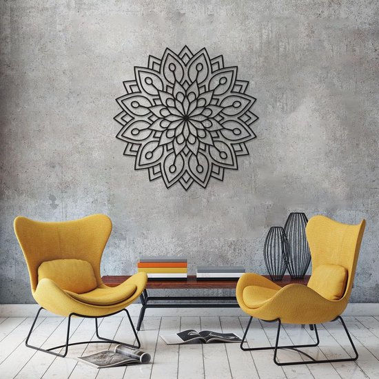 Mandala lotus - Geometrisch 50 x 50 cm