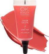 Color Salute Lip n Cheek Tint – Long Lasting Velvet Finish Lip Care & Blush in 6 trendy colors (Tanami)