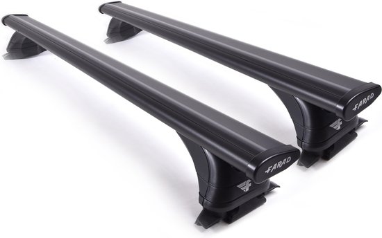Farad Dakdragers - Seat Leon X-Perience vanaf 2015 - Gesloten Dakrail - 100kg Laadvermogen - Aluminium - Wingbar - Luxset - Zwart