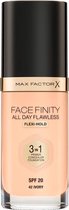 Max Factor Facefinity All Day Flawless 3-In-1 Vegan Foundation 042 Ivory