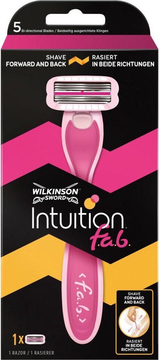 Wilkinson 5x Woman Scheermes Intuition F.A.B