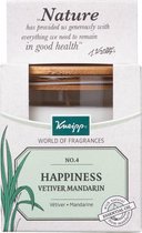 6x Kneipp Geurkaars Happiness - Vetiver en Mandarin