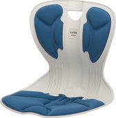 Curble chair - Comfy - Correctiestoel - Bureaustoel - Correcte goede houding - Rugsteun - Ergonomische stoel - Thuiswerken - Comfortabel - Kuipstoel - Volwassenen - Eettafel - Blau