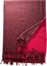 Hoogwaardige Kwaliteit Dames Sjaal / Wintersjaal / lange sjaal - Rode Rozen