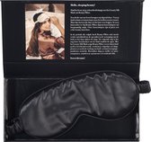 Beauty Pillow® Luxury Silk Mask - slaapmasker - 100% pure zijde - Black