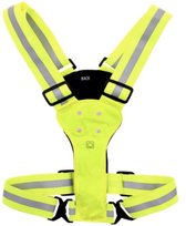 Veiligheidsvest - Reflecterend veiligheidsvest - Led - Hardlopen - Wielrennen - Sporten - 2 kanten belicht - Voor en achterkant belicht - veiligheidshesje - 2021 New product