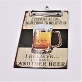 Spreukbord Hout Tekstbord 15.50 x 23 cm Wandbord Wanddecoratie Schrijfkaft  Bier Cadeau Geschenk Woonkamer Spreukborden Muur Decoratie Tekst Wandborden Decoratie Geschenk