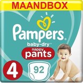 Pampers Baby-Dry Pants Maat 4 - 92 Luierbroekjes Maandbox