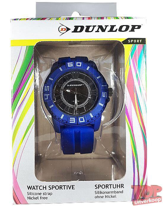 Dunlop Sport Quartz Horloge Diver (Blauw/zilver)