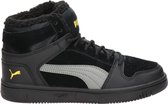 Puma Rebound jongens sneaker - Zwart zwart - Maat 36